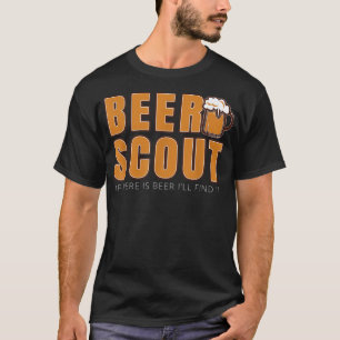 Funny Oktoberfest Beer Scout Beer Drinker T - Shir T-Shirt