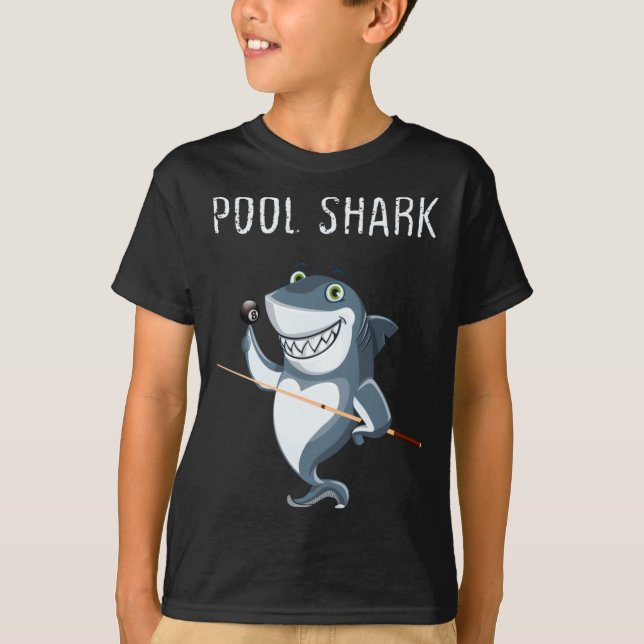 Funny Ol Shark Ol Players Billiard  T-Shirt (Vorderseite)