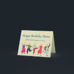 Funny Old Age Over The Hill Birthday Sister Karte<br><div class="desc">Das sonnige Alte über dem Hügel Schwester Geburtstag Das alles geschah nicht,  als es ein Leben dauerte,  um zu diesem phantastischen zu werden</div>