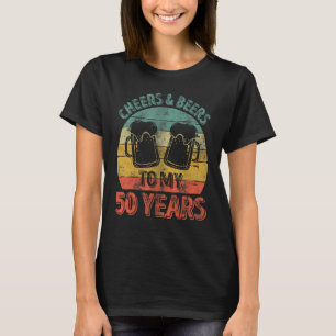 Funny Old Drinker 50. Shirt Cheers und Biere zu m