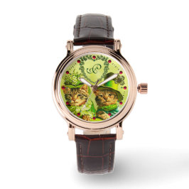 FUNNY OLD FASHION ST.PATRICK'S DAKATS HERZ ARMBANDUHR