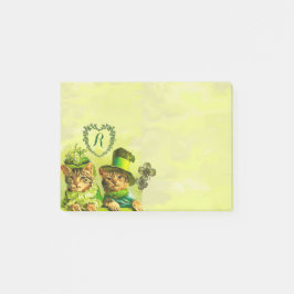 FUNNY OLD FASHION ST.PATRICK'S DAKATS MONOGRAM POST-IT KLEBEZETTEL