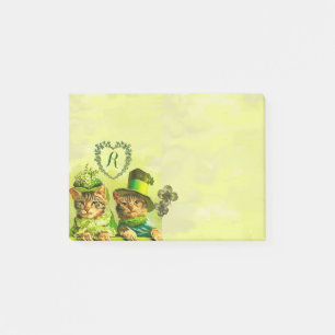 FUNNY OLD FASHION ST.PATRICK'S DAKATS MONOGRAM POST-IT KLEBEZETTEL