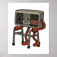 Funny Old Gamer Gaming Retro 80er 90s Videospiel O