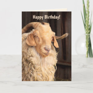 Funny "Old Goat" Zitat Geburtstag Karte