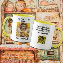 Funny Old Lady Baker's Coffee Tasse