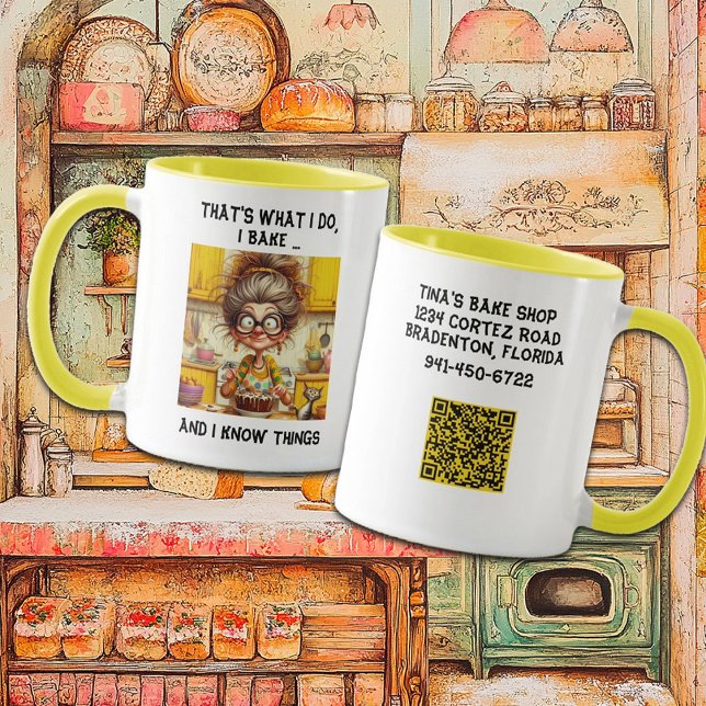 Funny Old Lady Baker's Coffee Tasse (Von Creator hochgeladen)