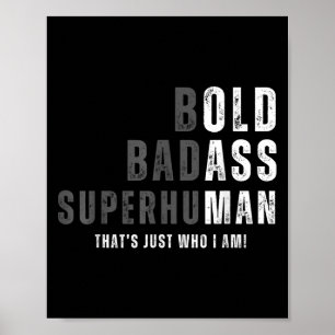 Funny Old Man Gag Fathday Geburtstag Poster