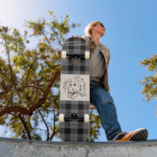 FUNNY OLD MAN STECKT AUS TONGUE SKATEBOARD DECK
