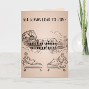 Funny Old Roman Valentine's Day Karte