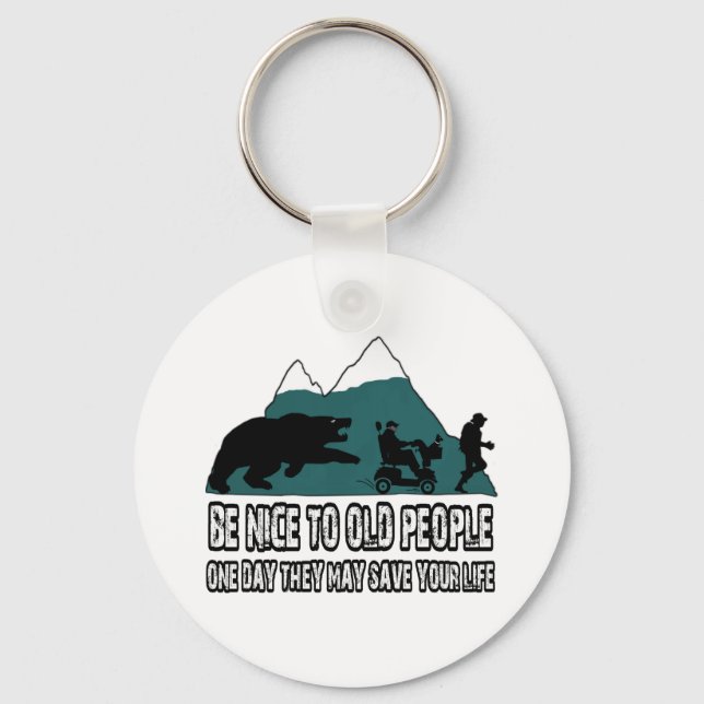 Funny old schlüsselanhänger (Vorderseite)