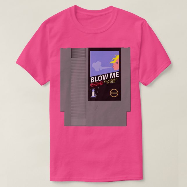 Funny Old School 80s Retro Video Game Cartridge Te T-Shirt (Design vorne)