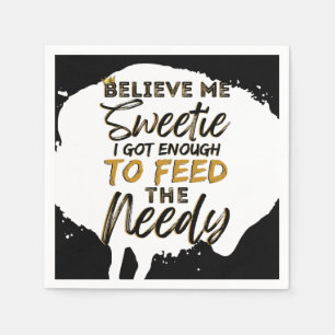 Funny Old School 90's Hip Hop Geburtstag/Baby Dusc Serviette