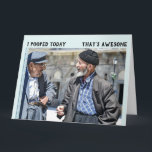 FUNNY OLD TYP KACKTE BIRTHDAY GREETING CARD KARTE<br><div class="desc">FUNNY ÜBER DIE HILFSKARTE</div>