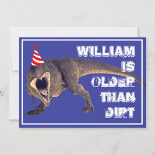 Funny Older als Diirt T-Rex  Einladung
