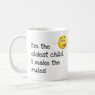 Funny Oldest Child I mache die Regeln TASSE