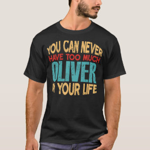 Funny Oliver Personalisiert Tshirt Vorname Joke I