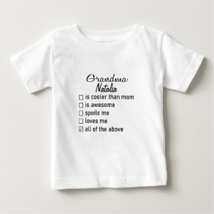 Funny Oma Baby, Custom Oma, Personalisiert Baby T-shirt