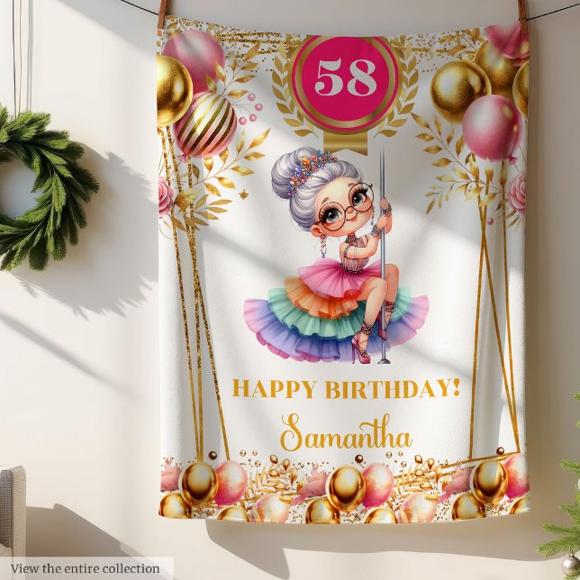 Funny Oma Blanket Individuelle Name Geschenk Fleecedecke (Funny Grandma Blanket Custom Name Gift)