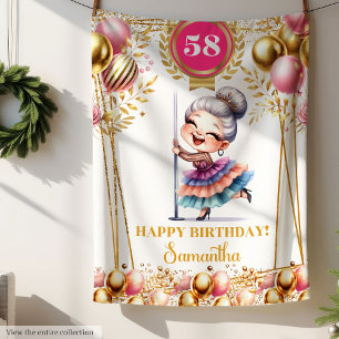 Funny Oma Blanket Rente Geschenk Idee Fleecedecke