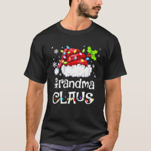 Funny Oma Claus Christmas Pajamas Santa T-Shirt