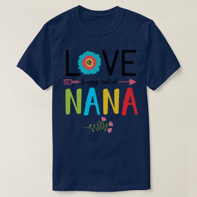 Funny Oma Großmutter Liebe wird Nana F genannt T-Shirt (Design vorne)