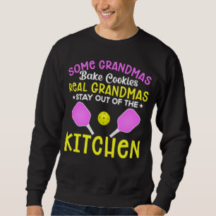 Funny Oma Sport Lover Großmutter Pickleball Sweatshirt