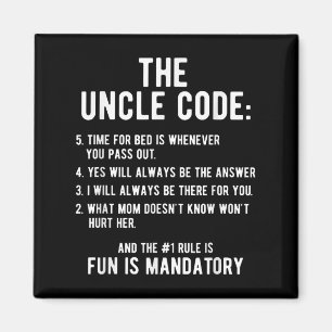 Funny Oncle Geschenke von Design T-Shirt Company U Magnet
