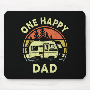Funny One Happy Camper Vater Geburtstagsgeschenke Mousepad