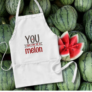 Funny One in einem Melon Valentinstag Zitat Schürze