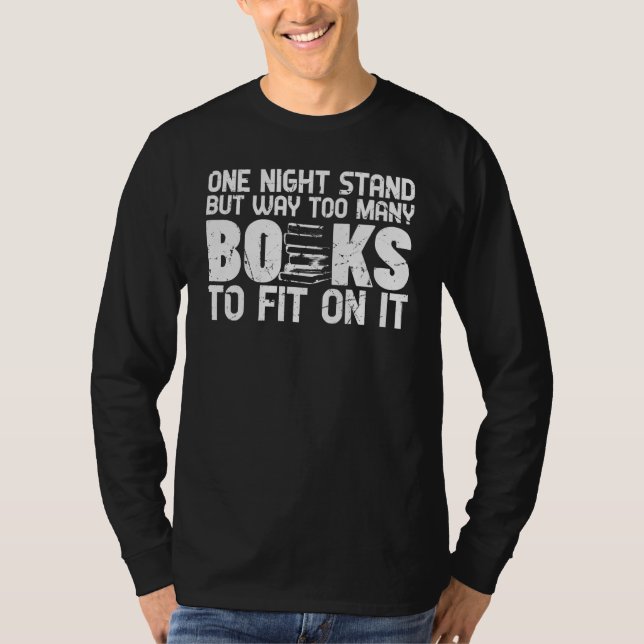 Funny One Night Stand Book Sarcaso T-Shirt (Vorderseite)