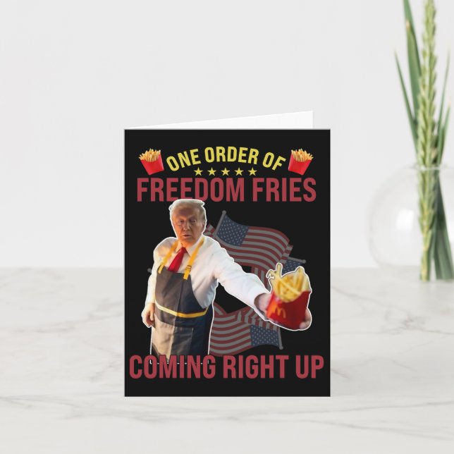 Funny one order of Freedom Fries kommt wieder auf Karte (Vorderseite)