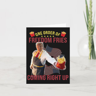 Funny one order of Freedom Fries kommt wieder auf Karte