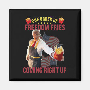 Funny one order of Freedom Fries kommt wieder auf Magnet