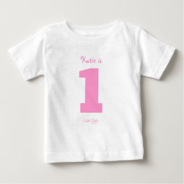 Funny One Year Old Baby Girl 1. Geburtstag Party T-shirt