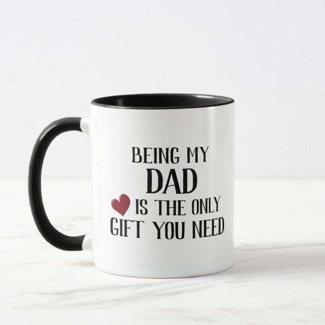 Funny Only Gift Sie brauchen Vater Tasse (Links)