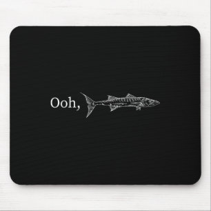 Funny Ooh Rracuda Angelgeschenk für Musik und Rock Mousepad