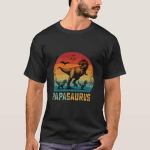 Funny Opa Dinosaur Vatertag Papa Saurus of T-Shirt