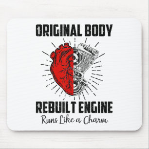 Funny Open Heart Operation Erholung Survivor Gesch Mousepad