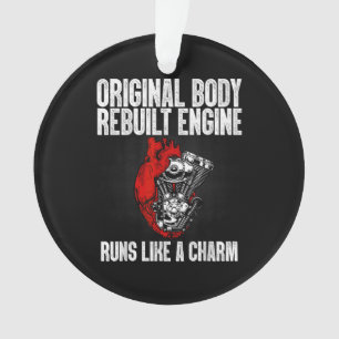 Funny Open Heart Operation Erholung Survivor Gesch Ornament