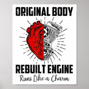 Funny Open Heart Operation Erholung Survivor Gesch Poster