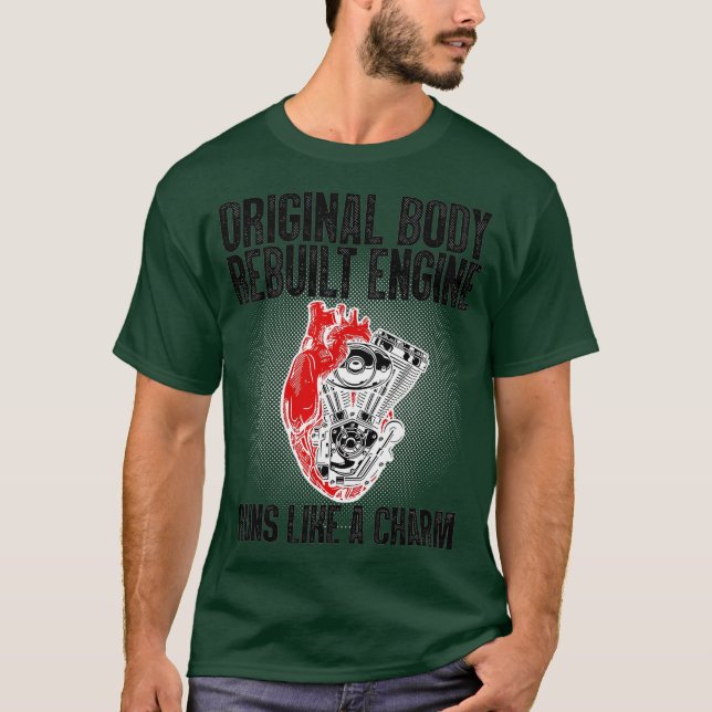 Funny Open Heart Operation Erholung Survivor Gesch T-Shirt (Vorderseite)
