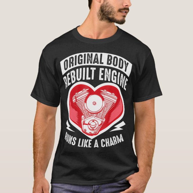 Funny Open Heart Operation Geschenk Erholung Patie T-Shirt (Vorderseite)