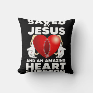 Funny Open Heart Operation Herz Kissen