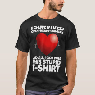 Funny Open Heart Operation Kunst für Männer Frauen T-Shirt