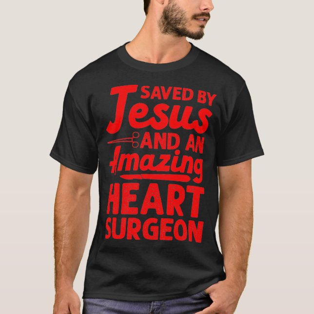 Funny Open Heart Surgery Gift Men Women Cool T-Shirt (Vorderseite)