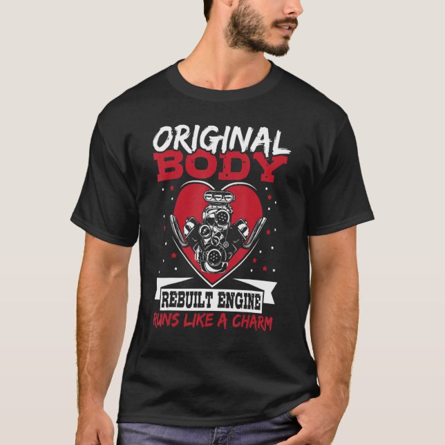 Funny Open Heart Surgery, Original Body Rebuilt En T-Shirt (Vorderseite)