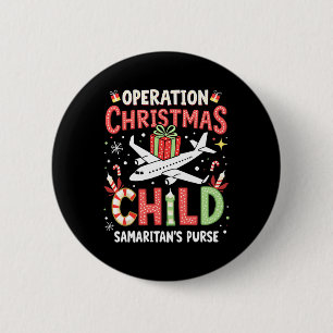 Funny Operation Weihnachtskinderfamilie Matching X Button
