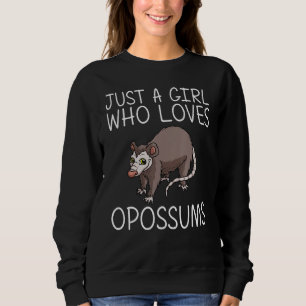 Funny Opossum für Mädchen Kinder Phantastische Pos Sweatshirt