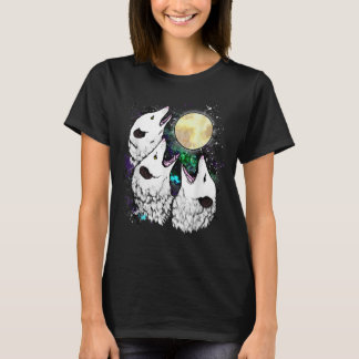 Funny Opossum Moon Cute Screaming Possum Shirt 